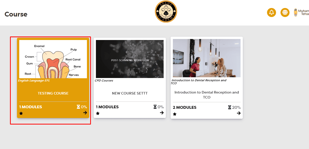 Spade Learning Management System