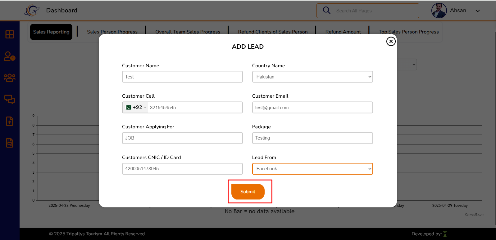 Tourism CRM System